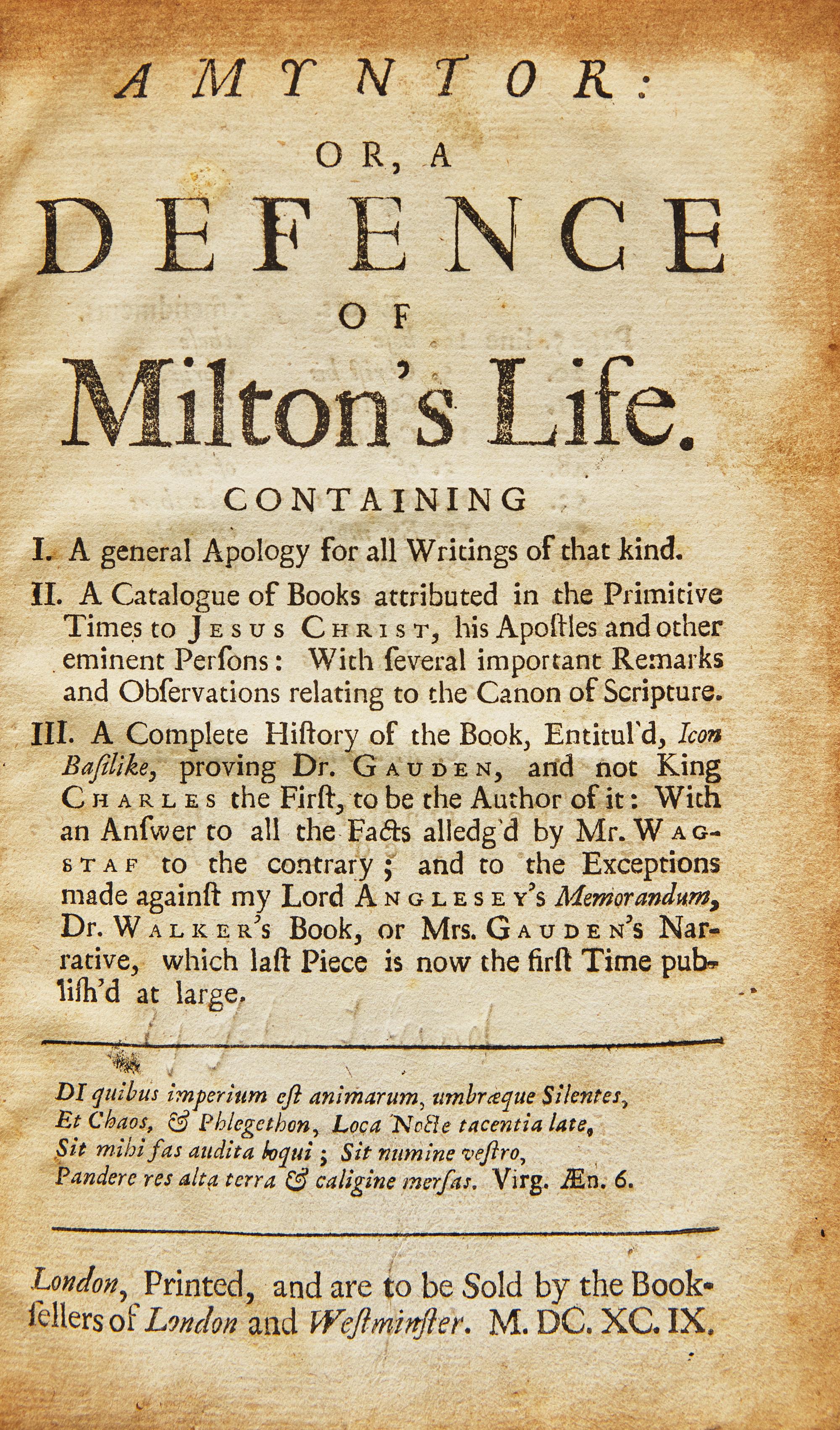 [Literature] Group of 5 17th-Century Titles