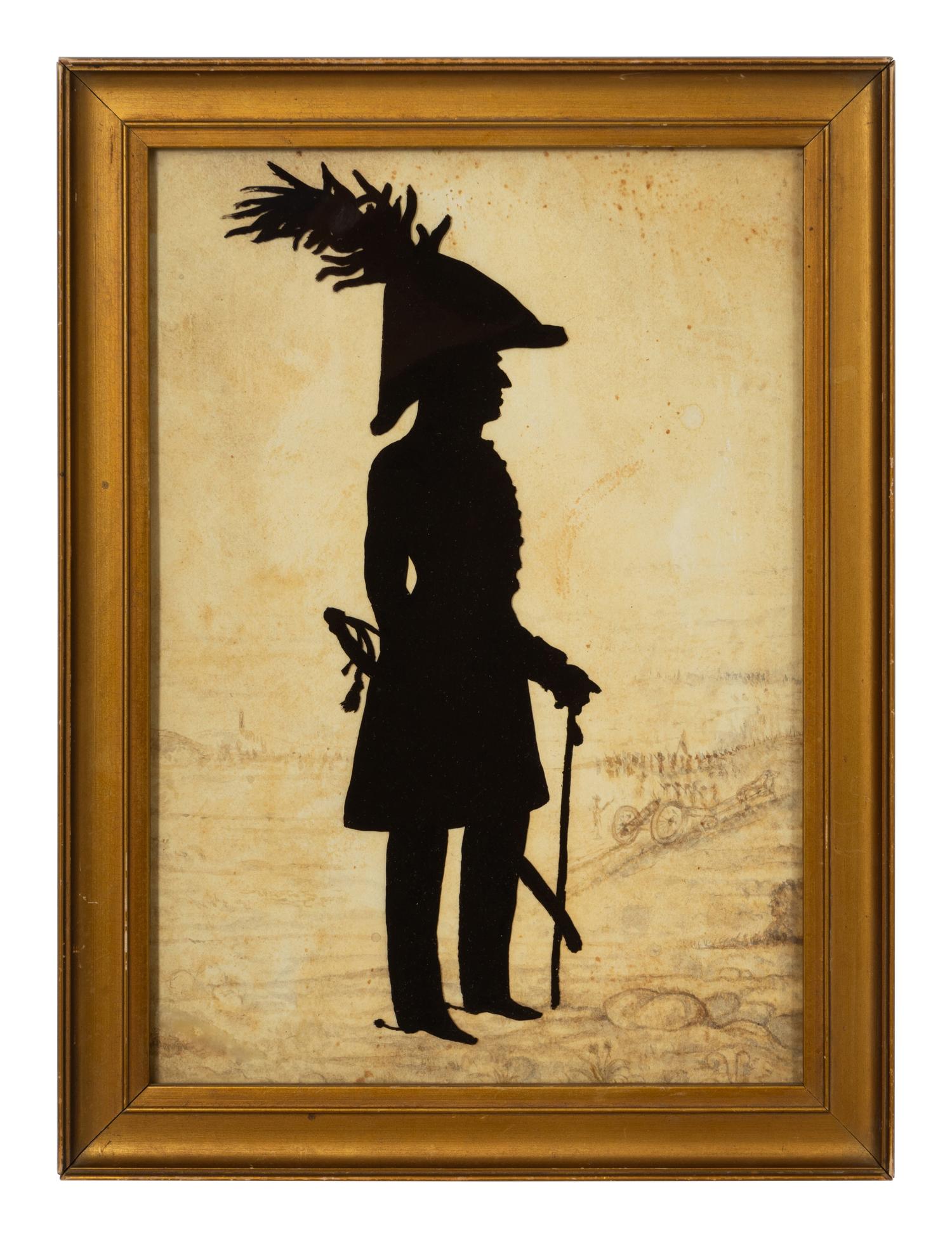 A Continental Silhouette on Glass