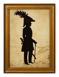 A Continental Silhouette on Glass