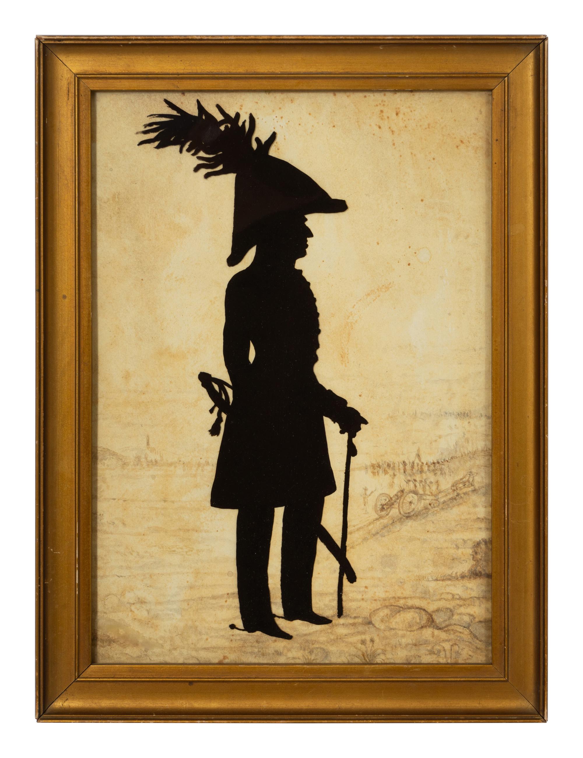 A Continental Silhouette on Glass