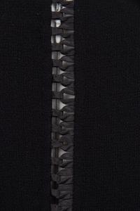 Ralph Rucci Wool Crepe Jacket with Satin Ribbon Seaming