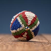 Sioux Beaded Hide Ball