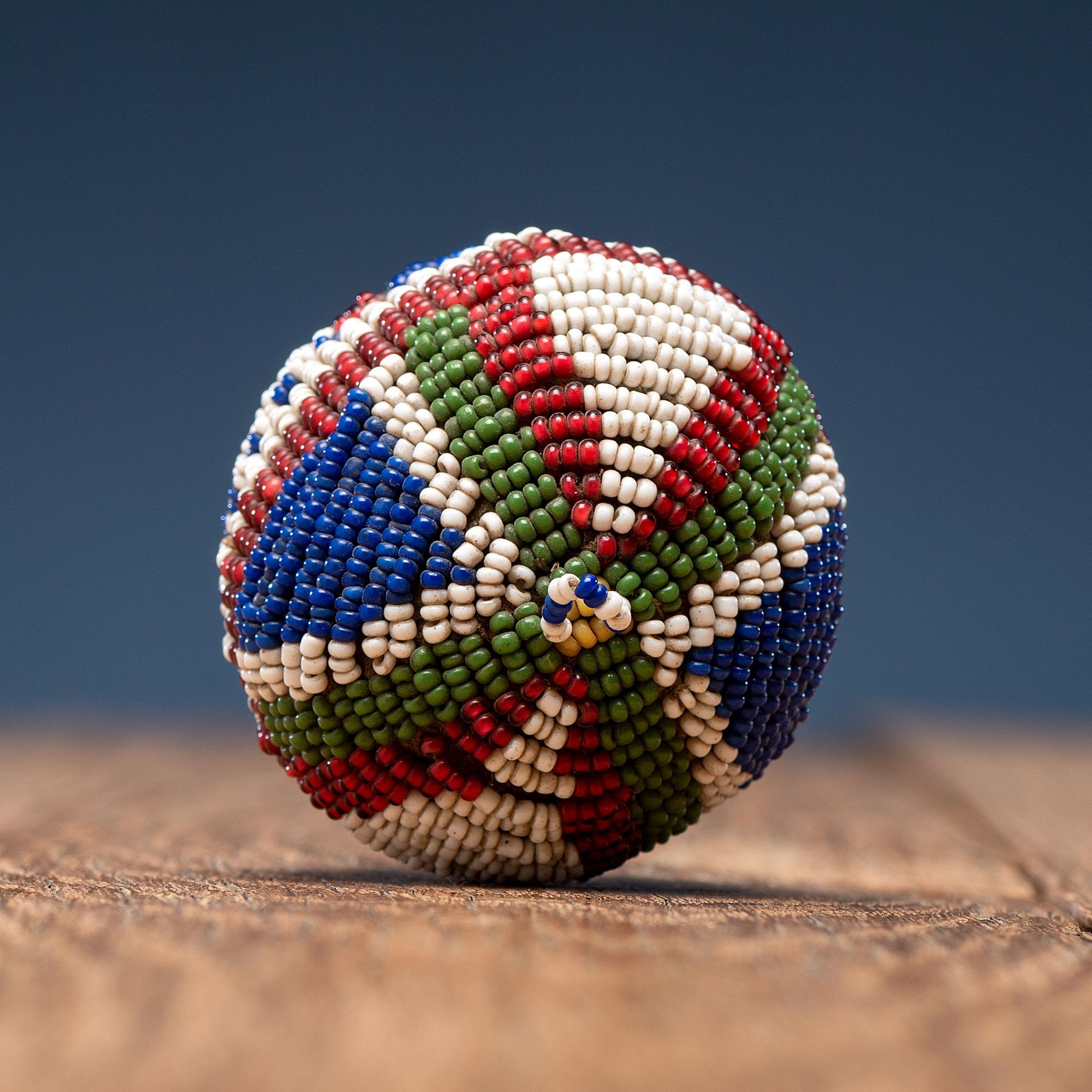 Sioux Beaded Hide Ball