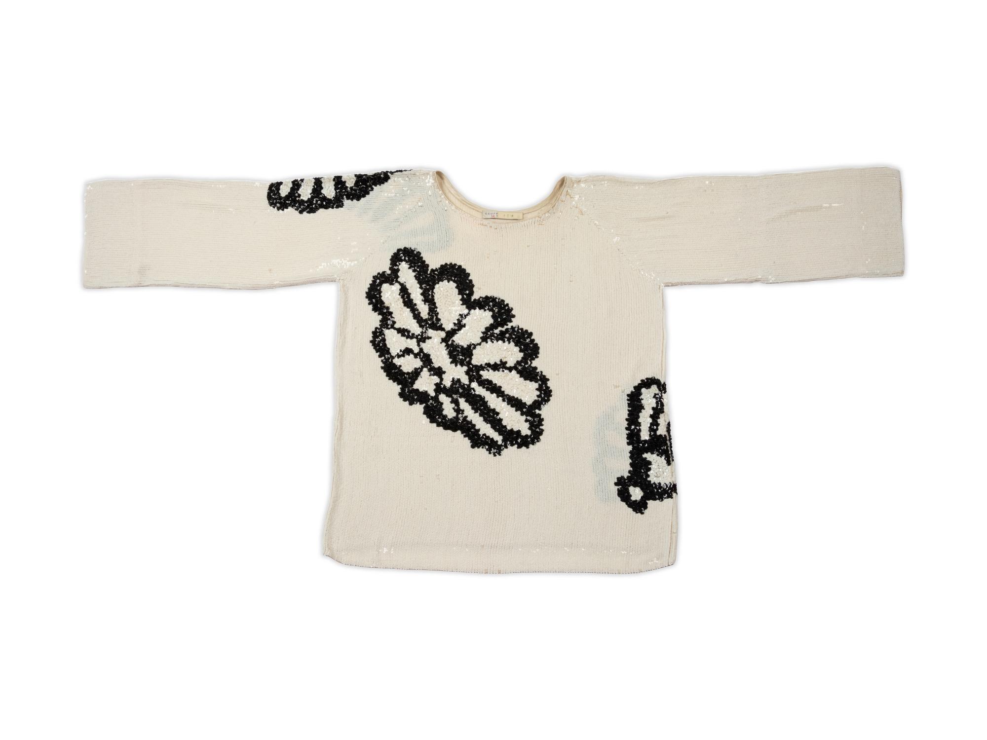 Four Geoffrey Beene Sequined and Beaded Tops, 1980-90s