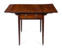 A Regency Mahogany Pembroke Table Height 28 x width 34 x depth 21 inches. — SECOND QUARTER 19TH CENTURY