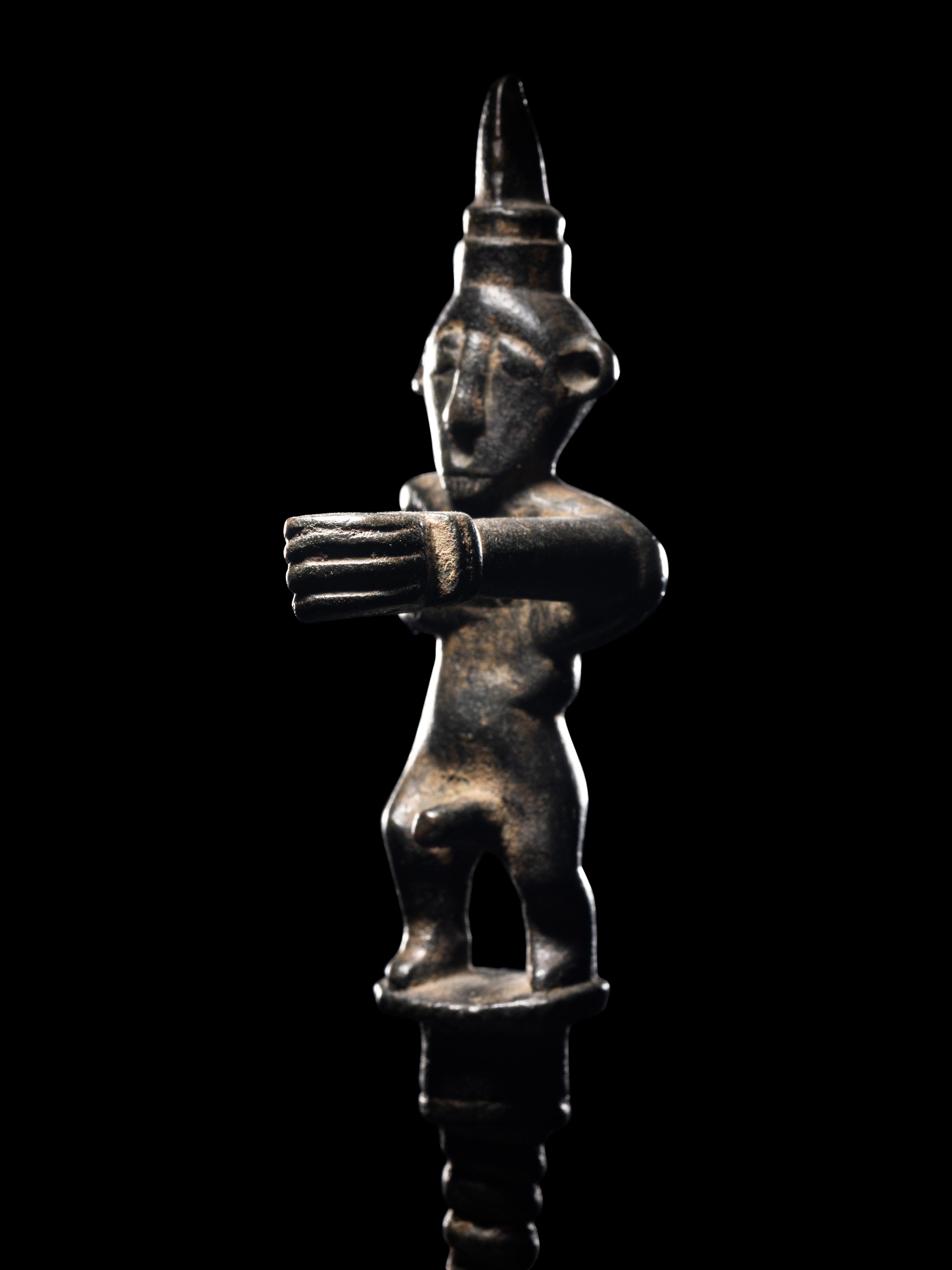 A Syro-Hittite Bronze Deity Figure