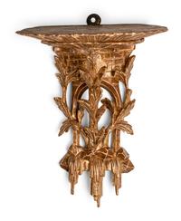 A Pair of George III Giltwood Wall Brackets
