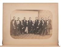 [EARLY PHOTOGRAPHY]. Trio of Yale albums, dated 1856, 1860, & 1868, ft. individual and group portraits, scenes around campus, and inscriptions from classmates incl. many soldiers.