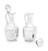 A Pair of Victorian Silver Pitchers