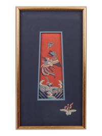 17 Chinese Embroidered Silk Panels