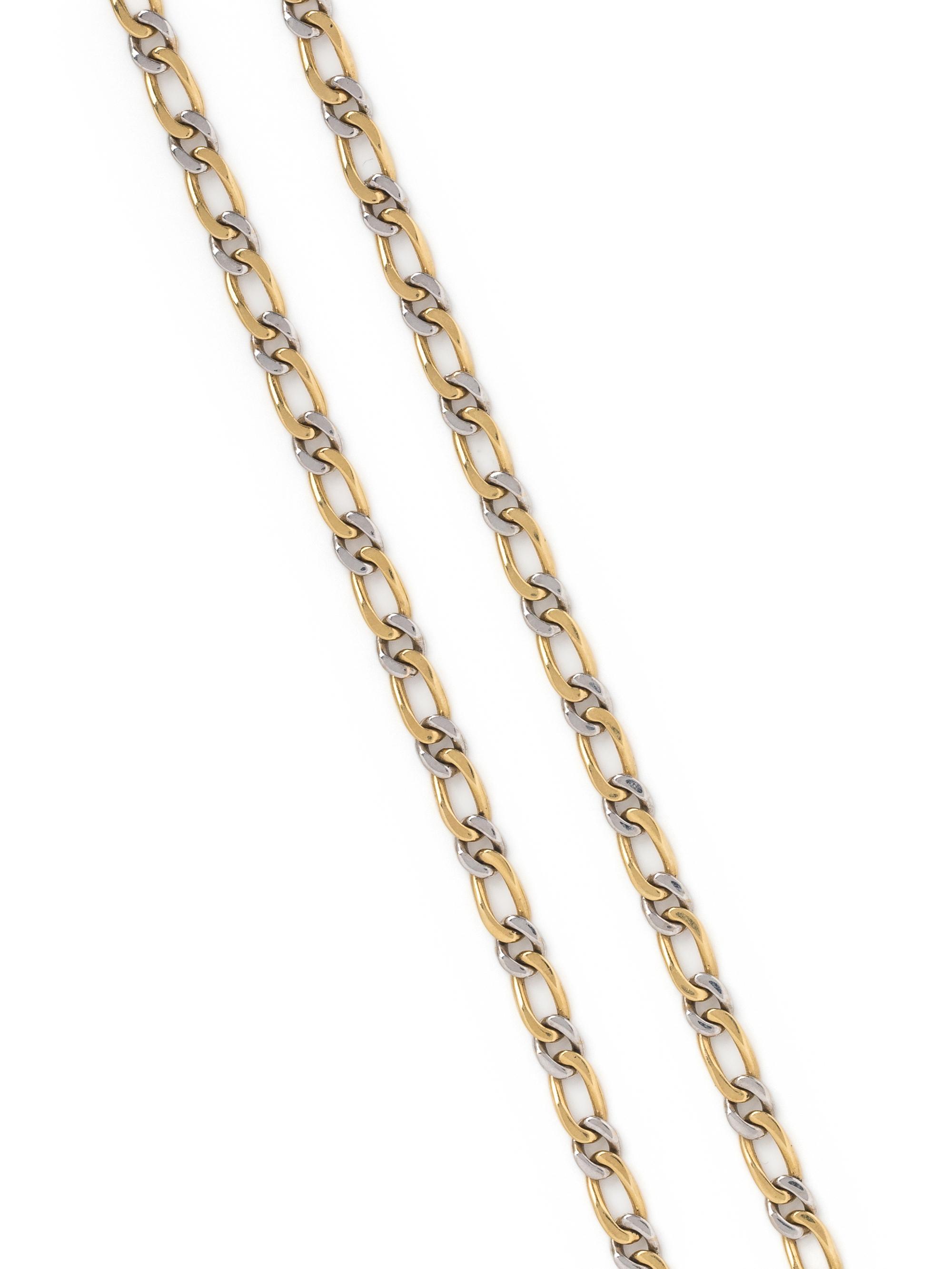 BICOLOR GOLD NECKLACE