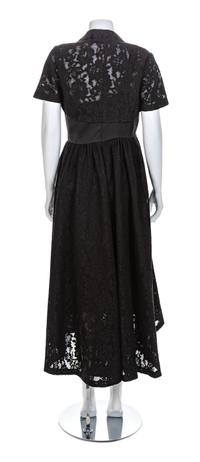 Zac Posen Black Strapless Dress with Matching Shrug, 1990s Size label: 10