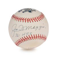 A Joe DiMaggio Single Signed Autograph Limited 361 Home Runs Inscribed Baseball (Beckett Authentication Services Letter),