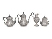 An American Coin Silver Four-Piece Tea and Coffee Service