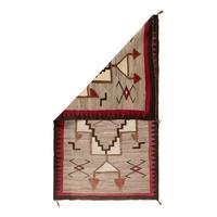 Navajo Modified Storm Pattern Weaving [Rug]