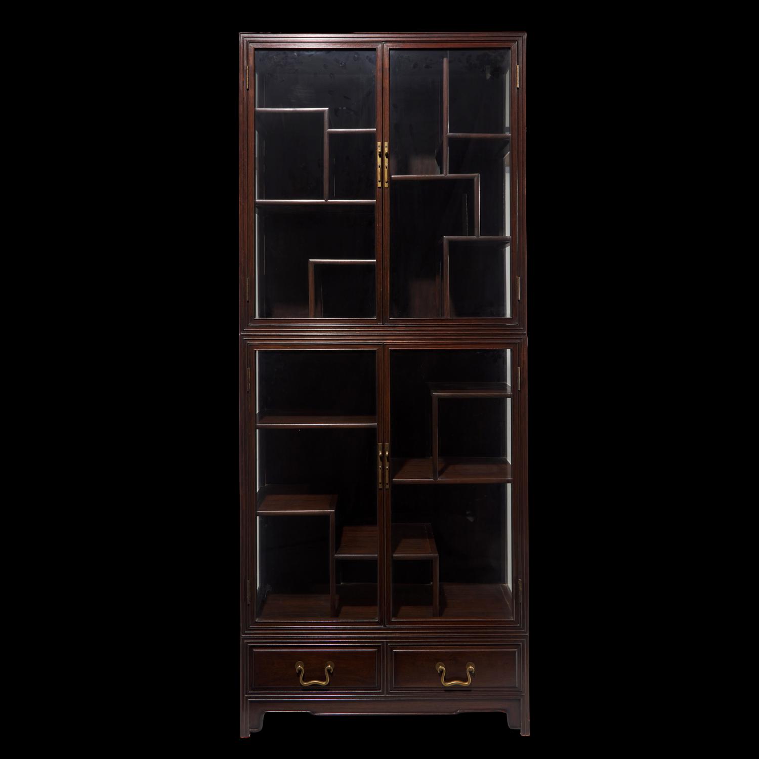 A Chinese Hardwood Display Cabinet, 20th Century 近代 硬木博古架