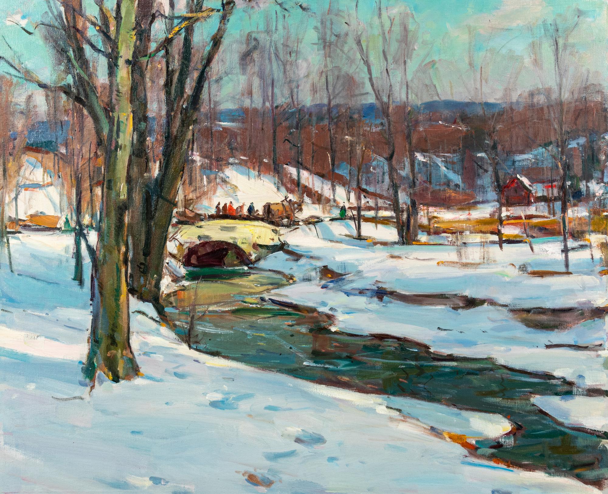 Winter Scene – The Wagon Ride