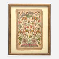 A Fraktur drawing dated "1801"