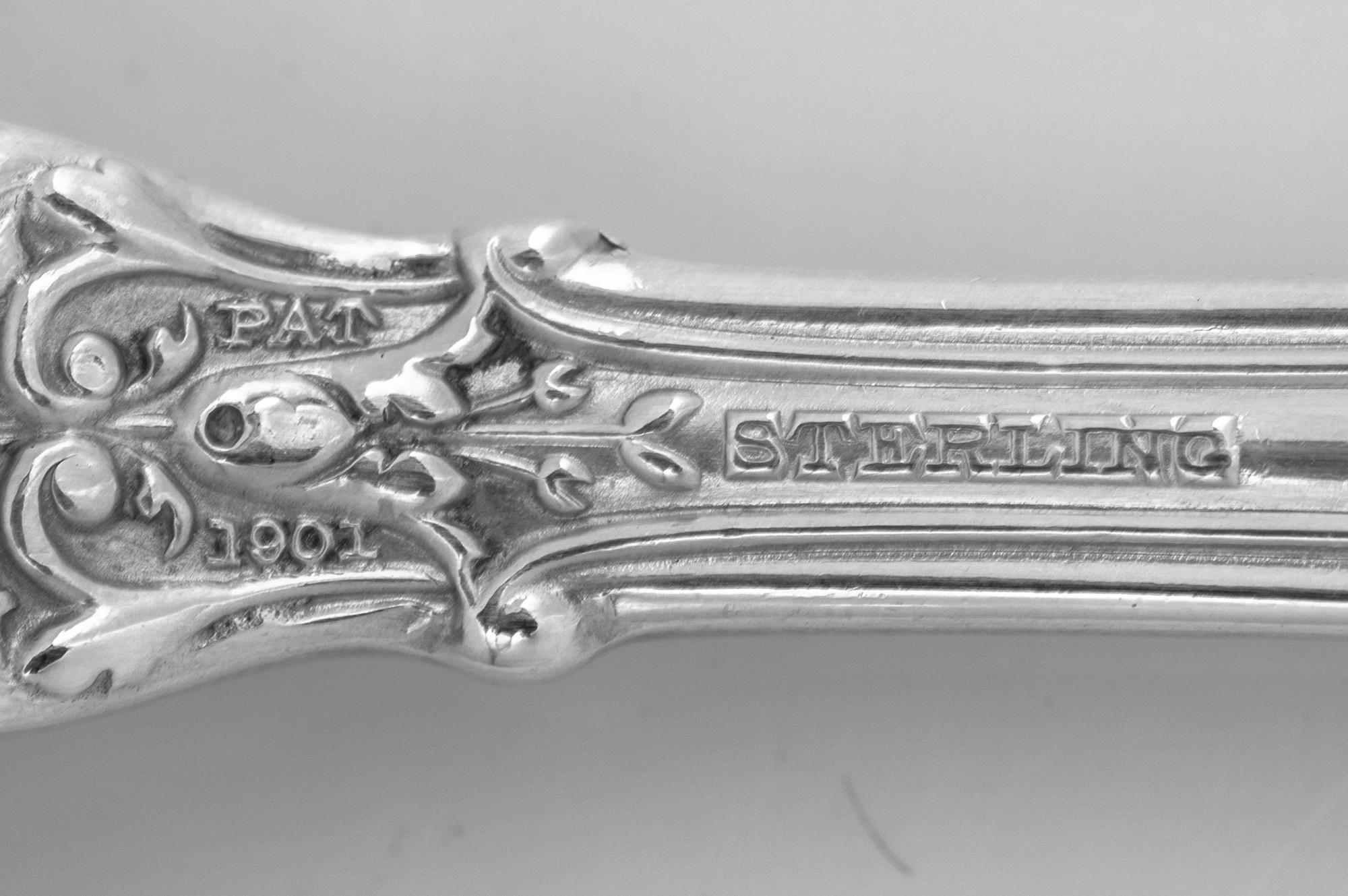An American Silver Flatware Service