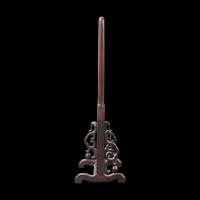 A Chinese "Dali" Marble Inset Carved Hardwood Table Screen, 19th/20th Century 晚清-民國 酸枝木大理石插屏