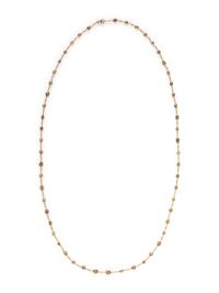 COLORED DIAMOND AND DIAMOND NECKLACE