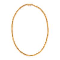 PORTUGUESE, YELLOW GOLD CHAIN NECKLACE