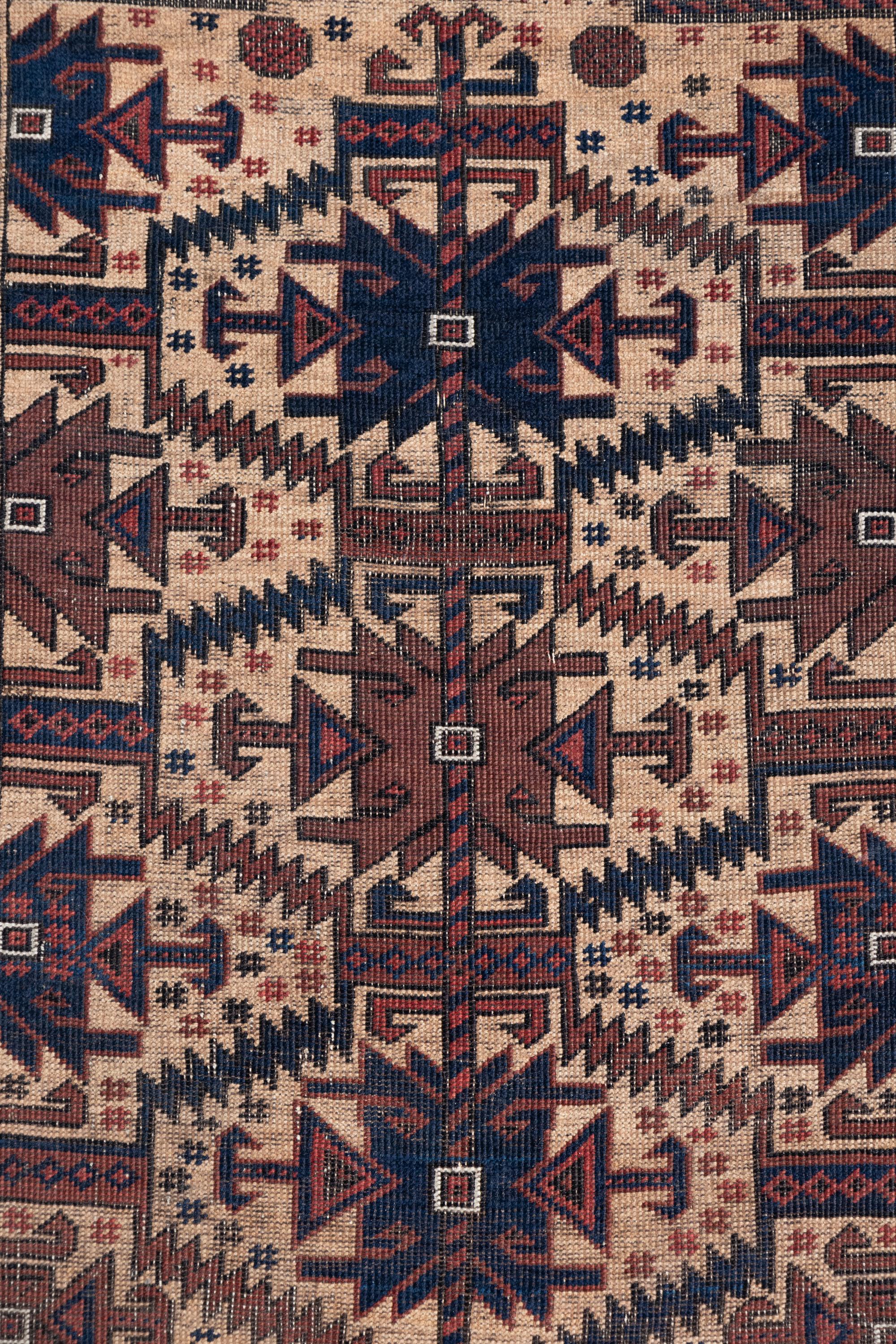 Two Caucasian Wool Prayer Rugs