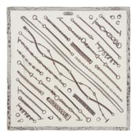 Four Hermès 90cm Cashmere and Silk Scarves