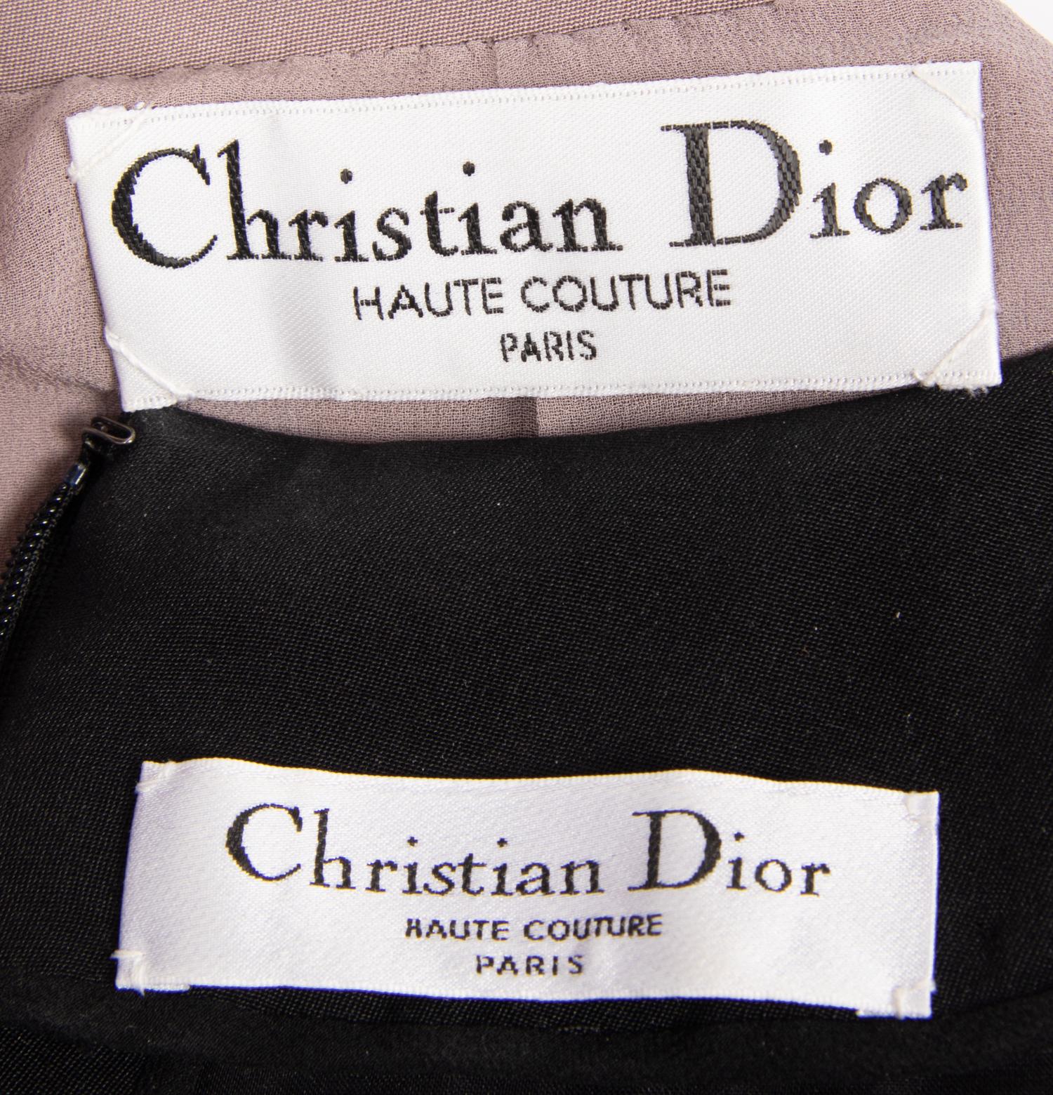 Two Christian Dior Haute Couture Two-Piece Ensembles. 2009-12