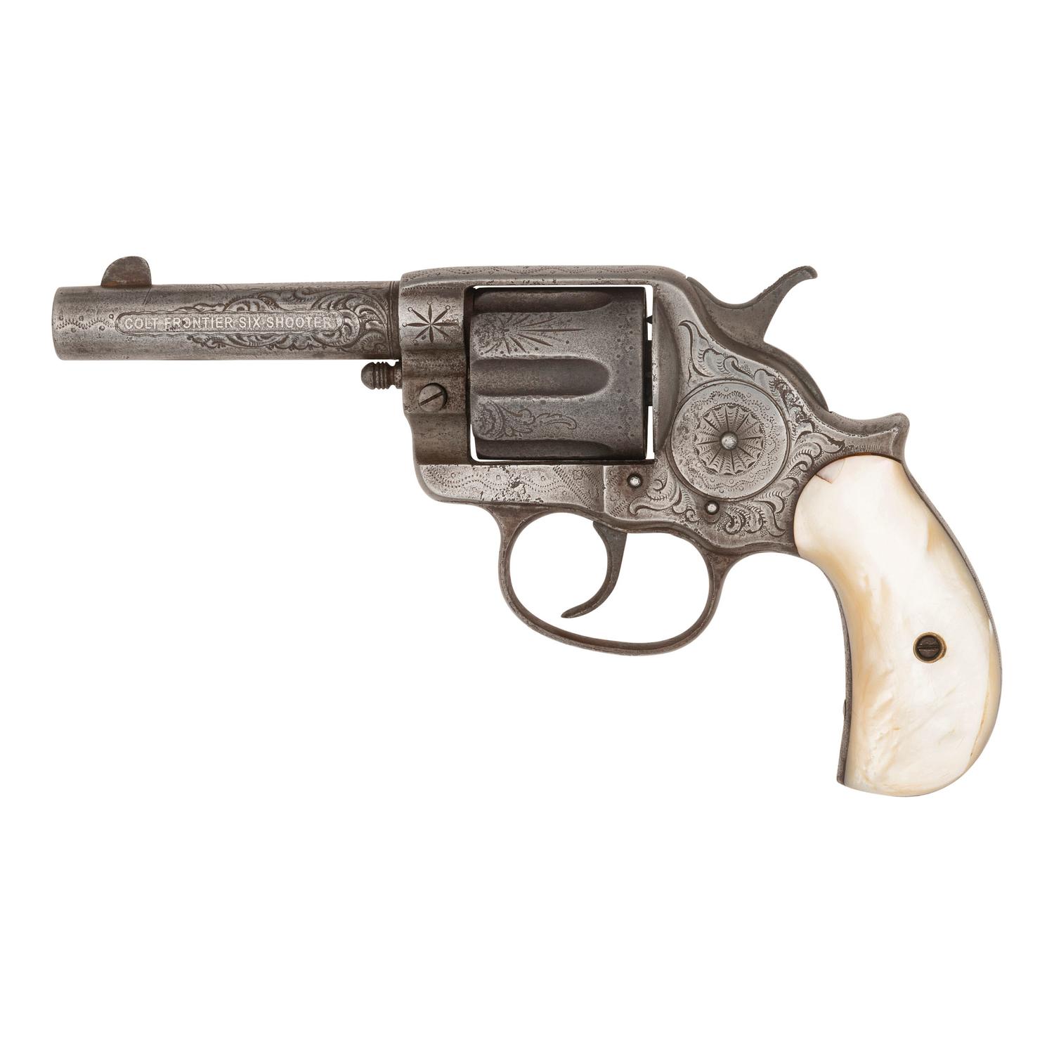 Colt Model 1878 Factory Engraved with Colt Letter