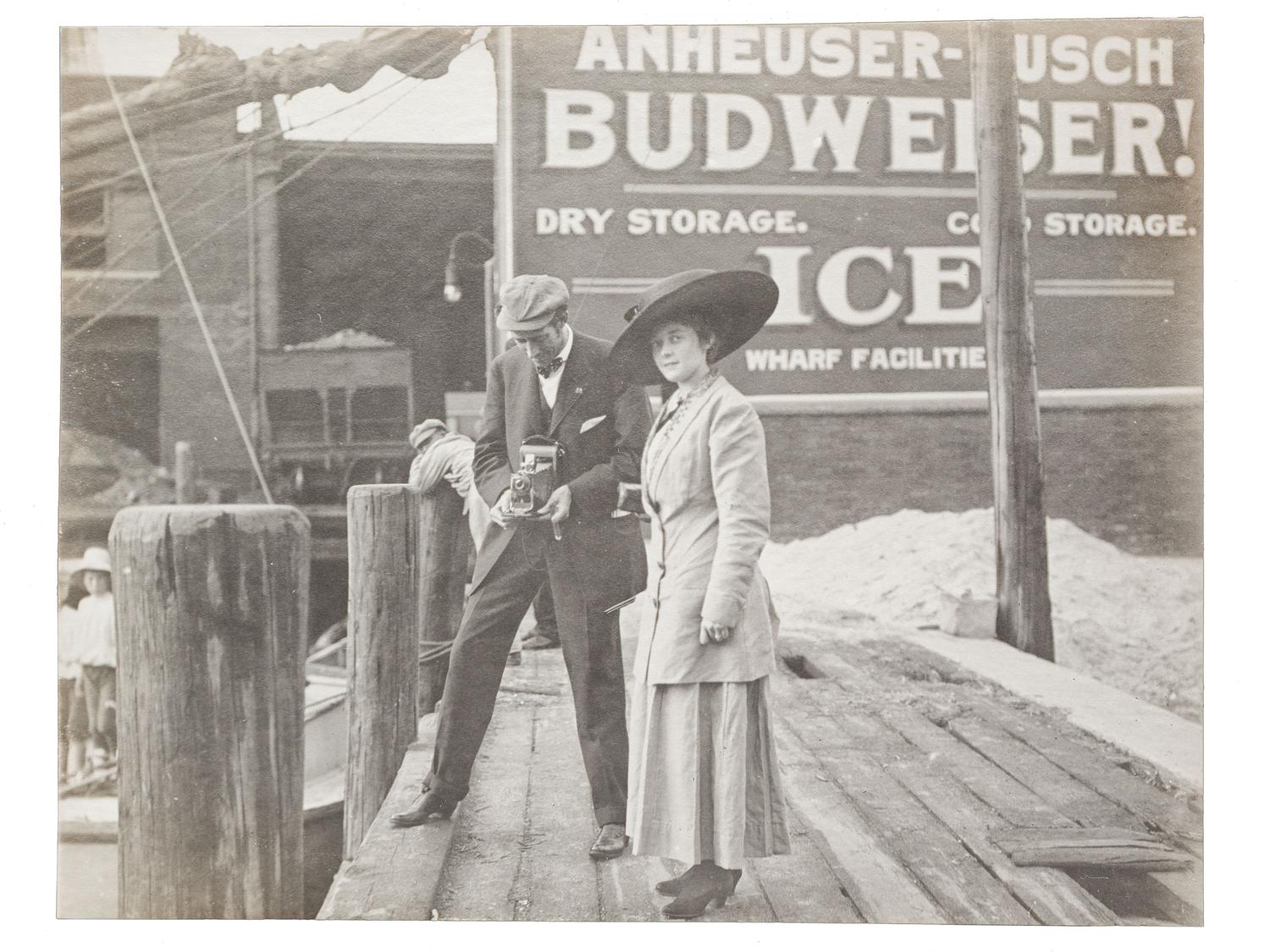 [PHOTO.] Album feat. images of Hudson Fulton Celebration, plains, auto races, and Black subjects.