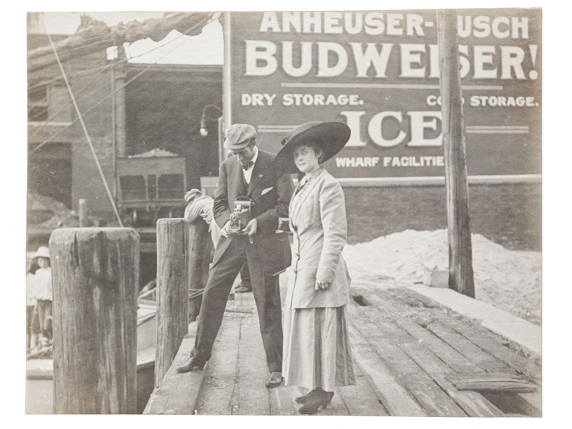 [PHOTO.] Album feat. images of Hudson Fulton Celebration, plains, auto races, and Black subjects.