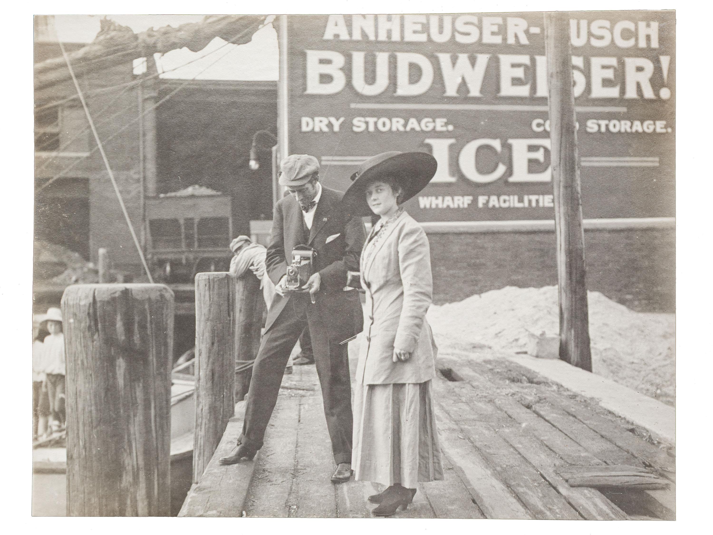 [PHOTO.] Album feat. images of Hudson Fulton Celebration, plains, auto races, and Black subjects.
