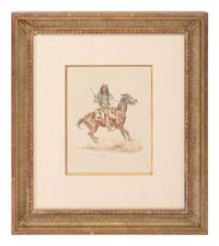 Apache on Horseback , c. 1968-69