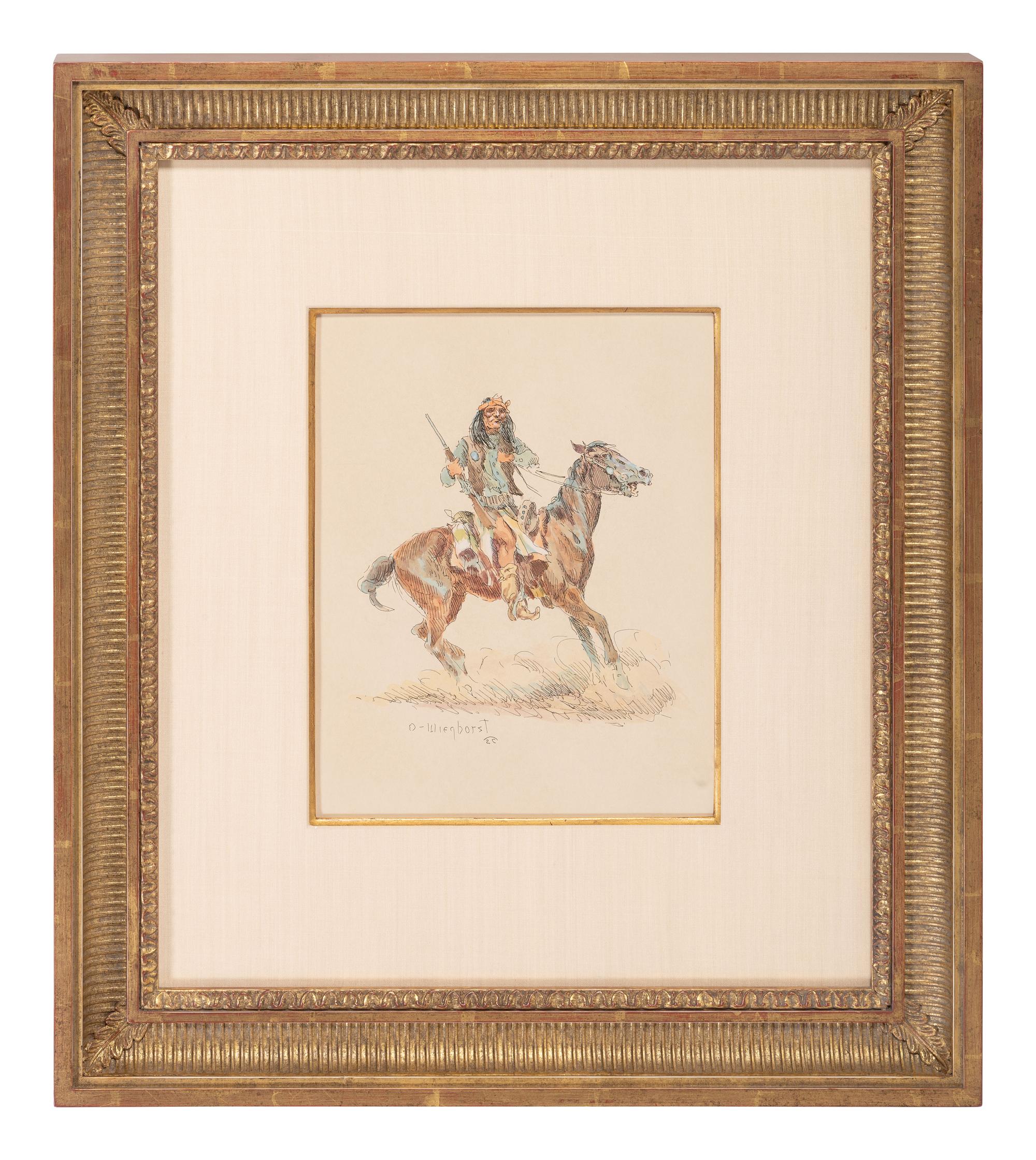 Apache on Horseback , c. 1968-69