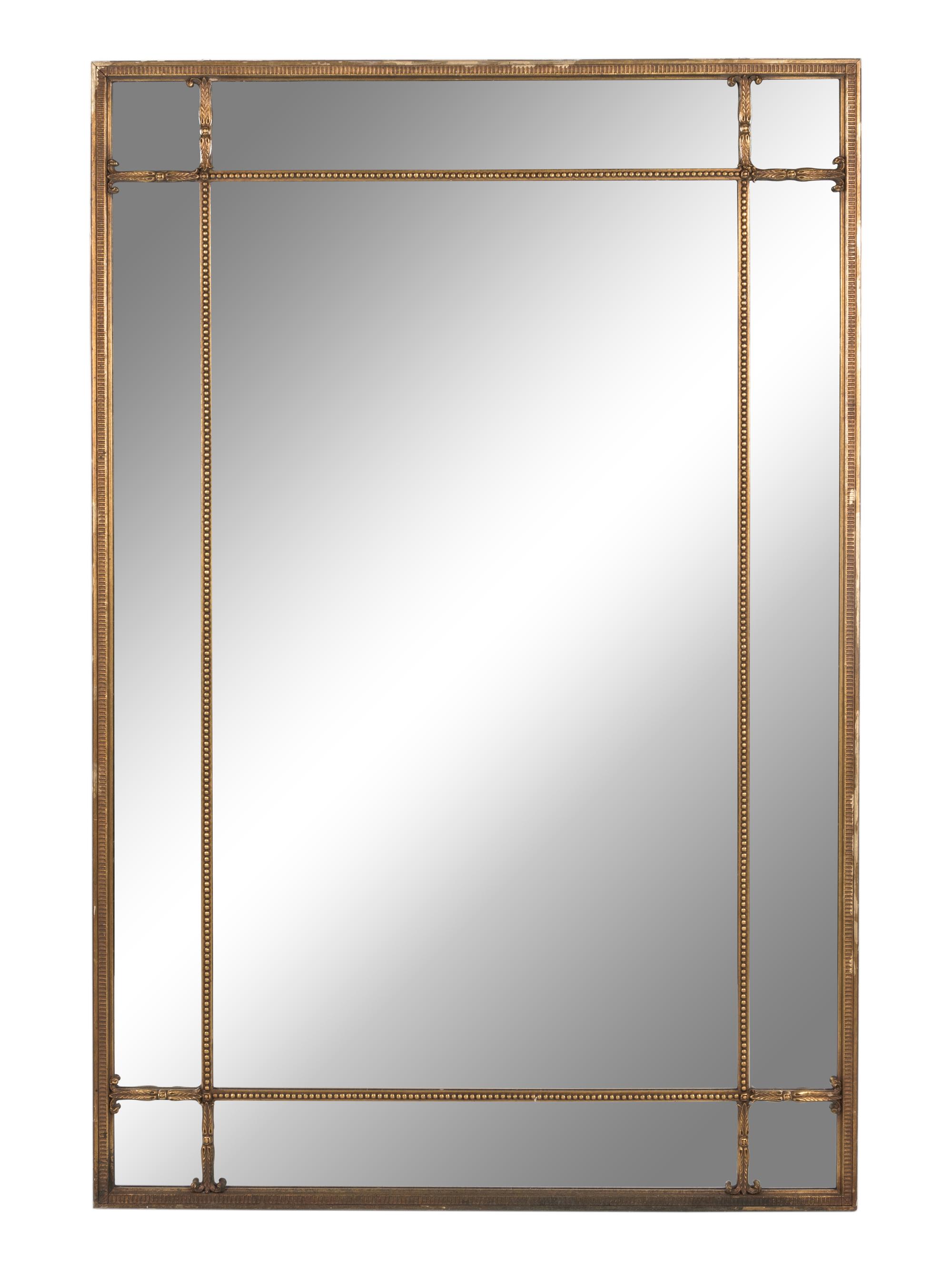 A Set of Three Large Giltwood Mirrors