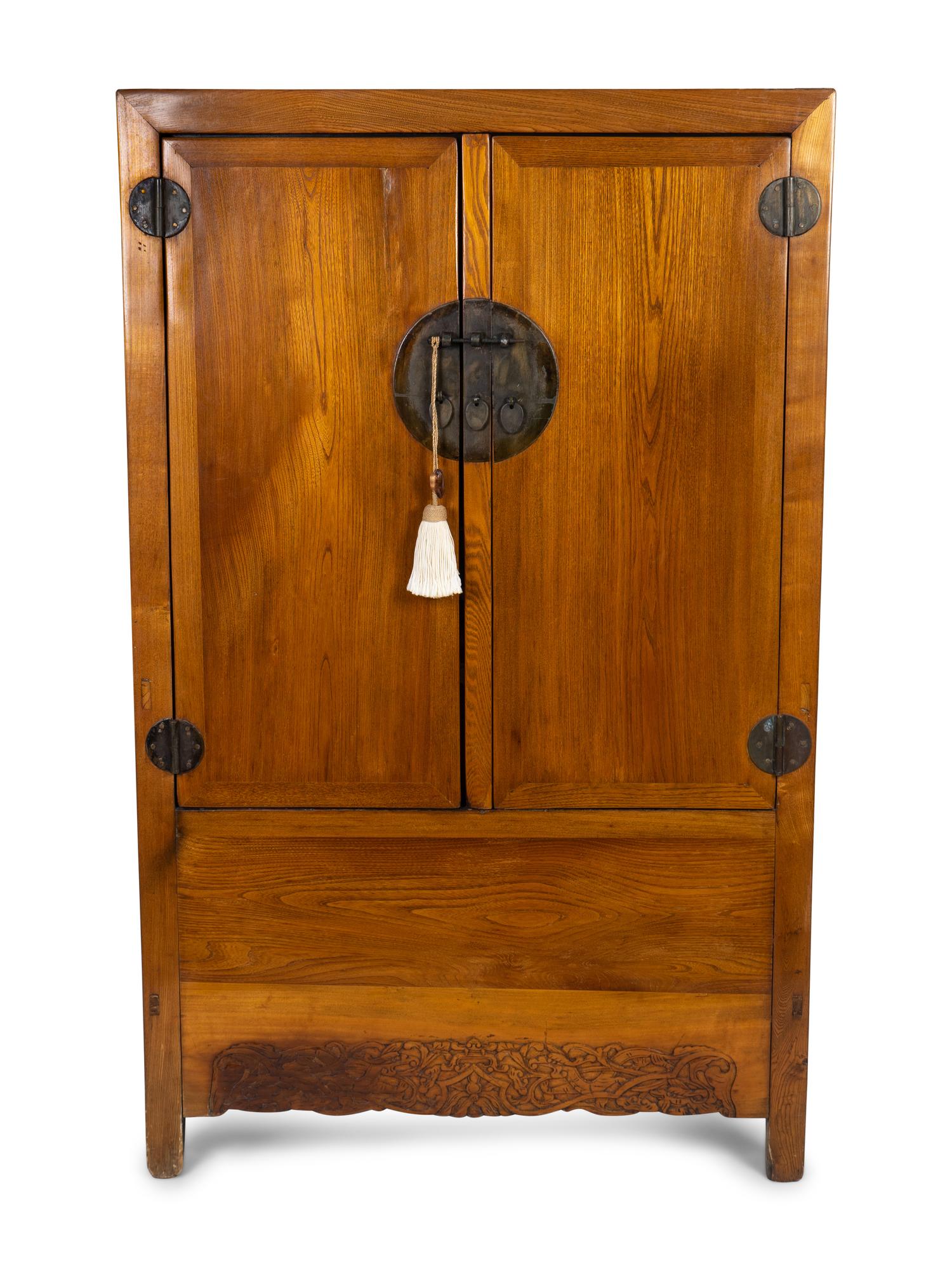 A Chinese Elmwood Cabinet — 19TH/EARLY 20TH CENTURY
