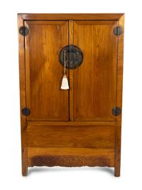 A Chinese Elmwood Cabinet — 19TH/EARLY 20TH CENTURY