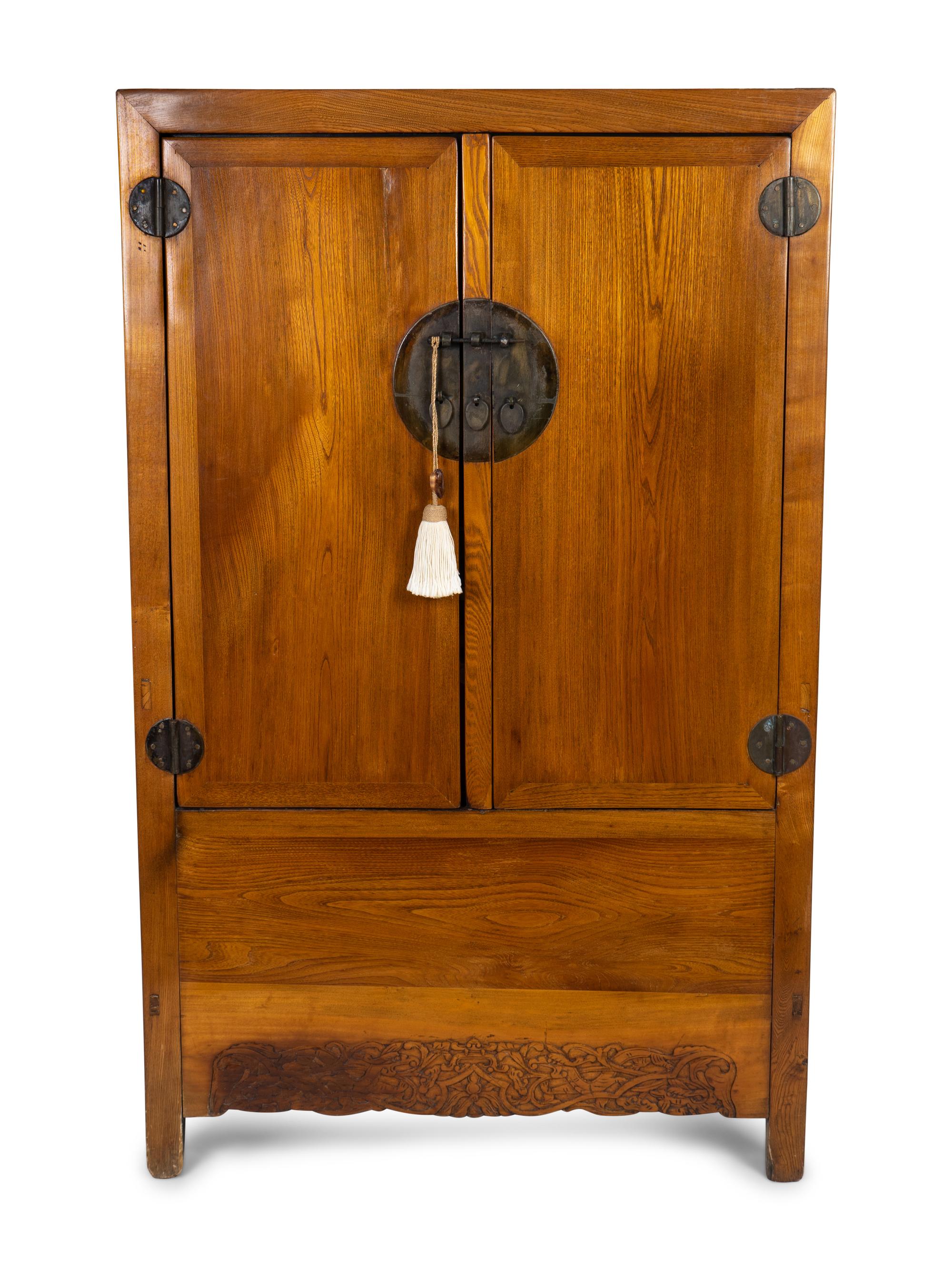 A Chinese Elmwood Cabinet — 19TH/EARLY 20TH CENTURY