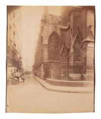 A group of three photographs ( Cour, rue Saint-Jacques 346, disparu, 5e arrondissement , 1900; Saint-Severin - rue Saint Séverin , 1905-1906; Coin, rue Norvins et des Saules , 1925)
