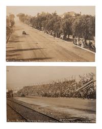 [EPHEMERA]. A group of 52 RPPCs & photographs of automobiles, bicycles, and motorbikes.