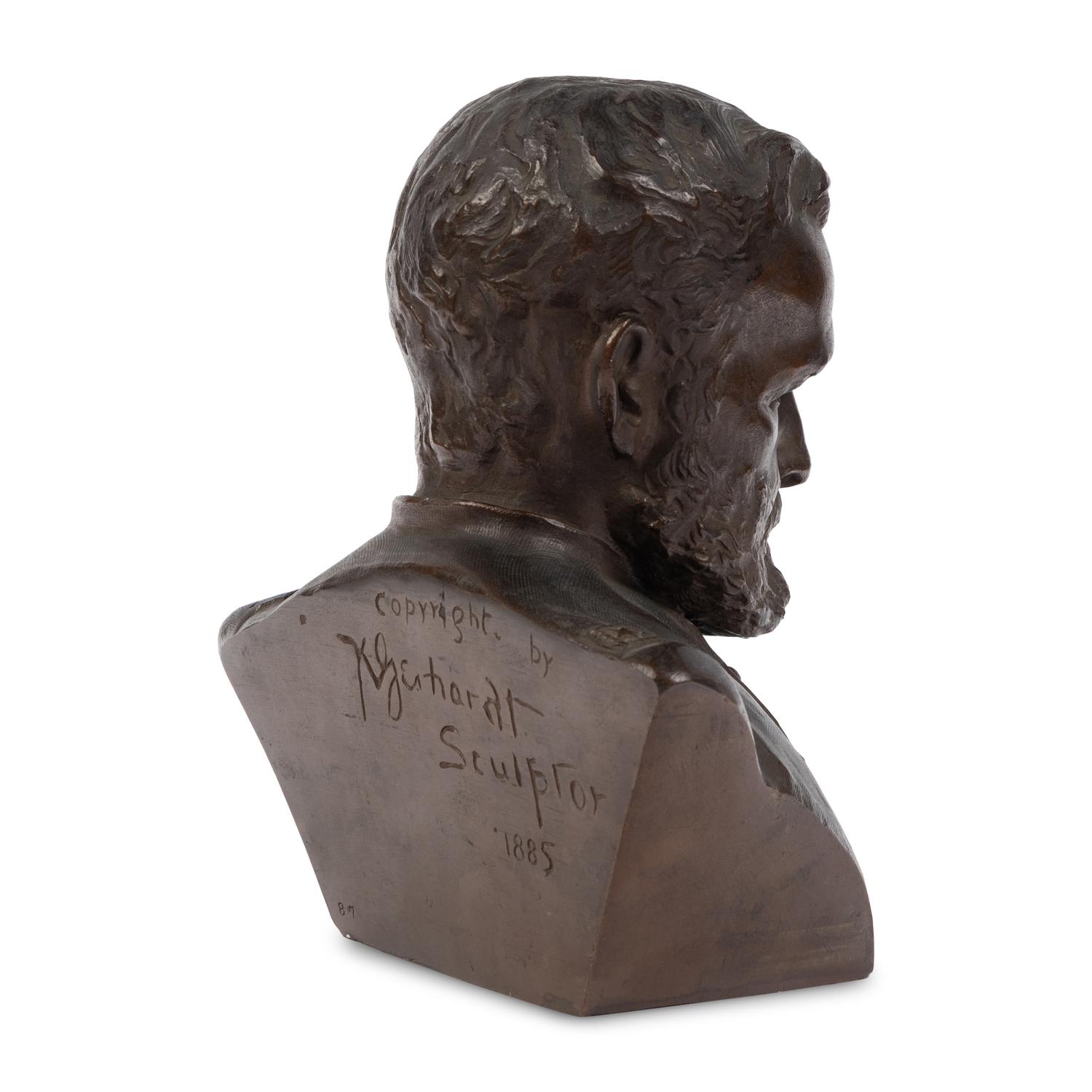 Karl Gerhardt (American, 1853-1940) Bust of Ulysses S. Grant , 1885 bronze
