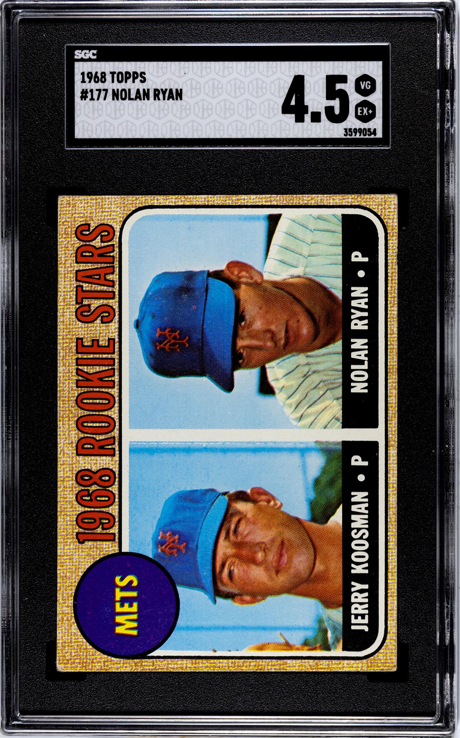 A Complete Set of 1968 Topps Baseball Cards Including SGC Graded Key Cards (598/598),