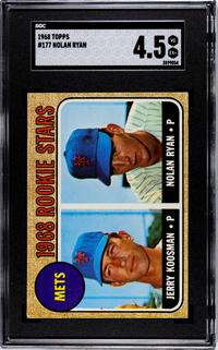 A Complete Set of 1968 Topps Baseball Cards Including SGC Graded Key Cards (598/598),