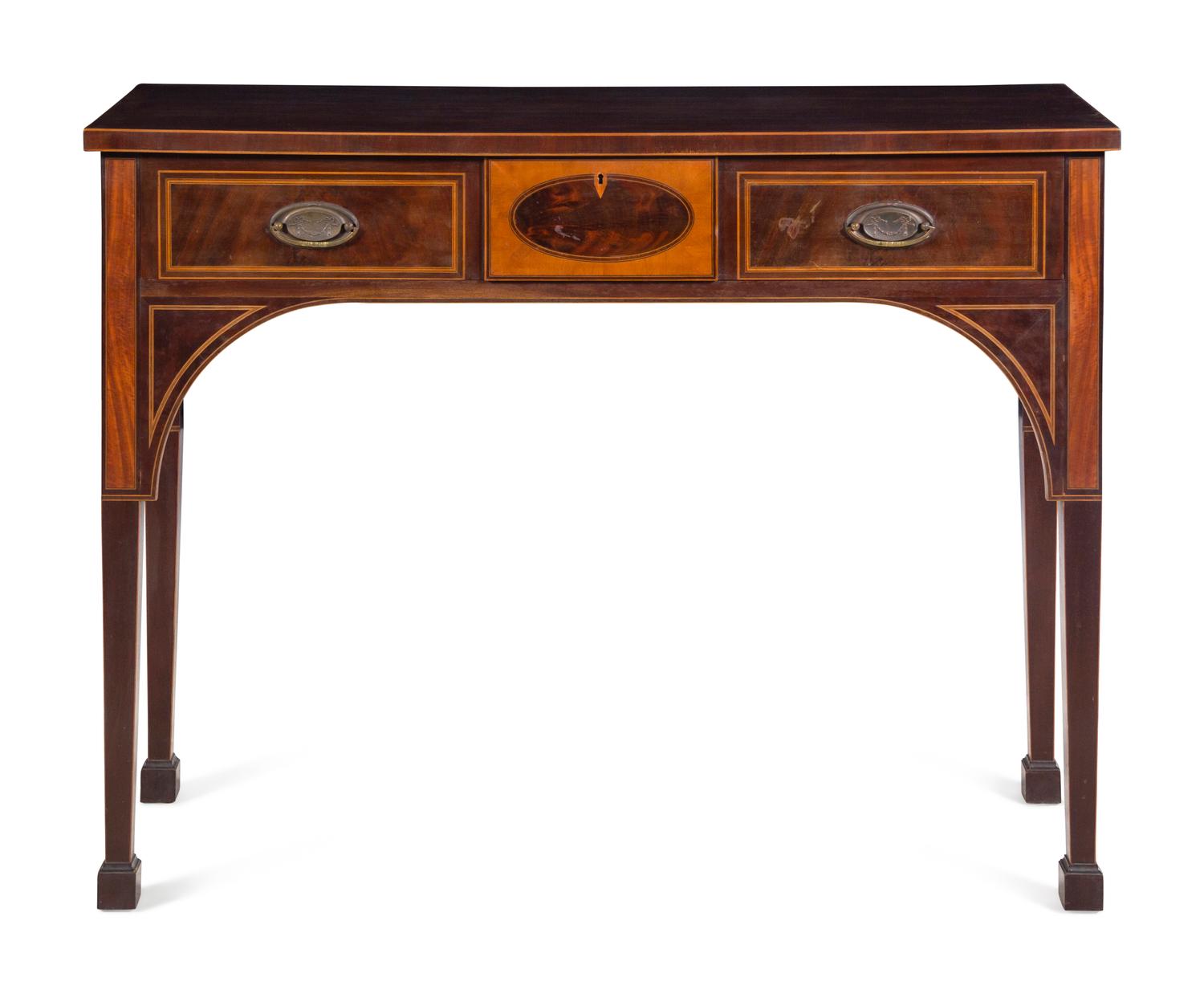 A Regency Style Mahogany Pier Table
