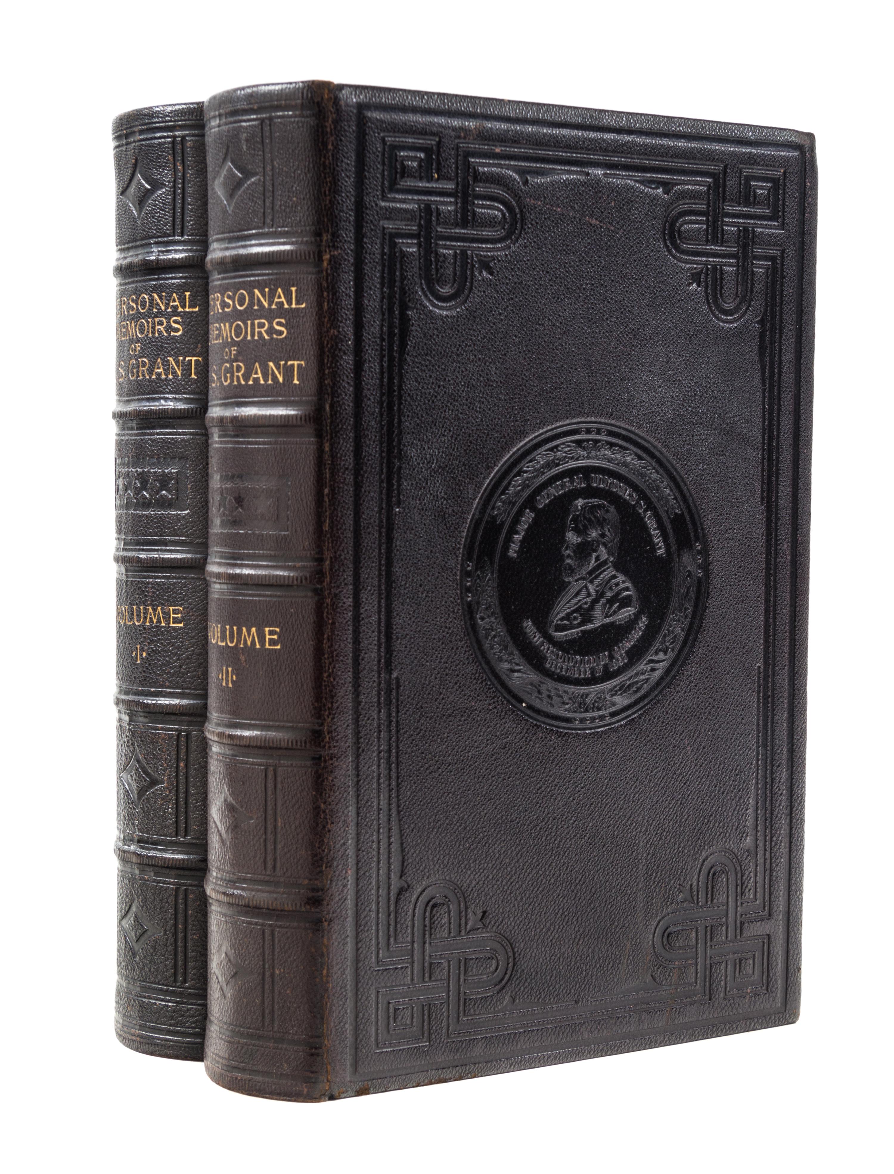 (CIVIL WAR) GRANT, ULYSSES S. Personal Memoirs. New York, 1885. 2 vols. First edition.
