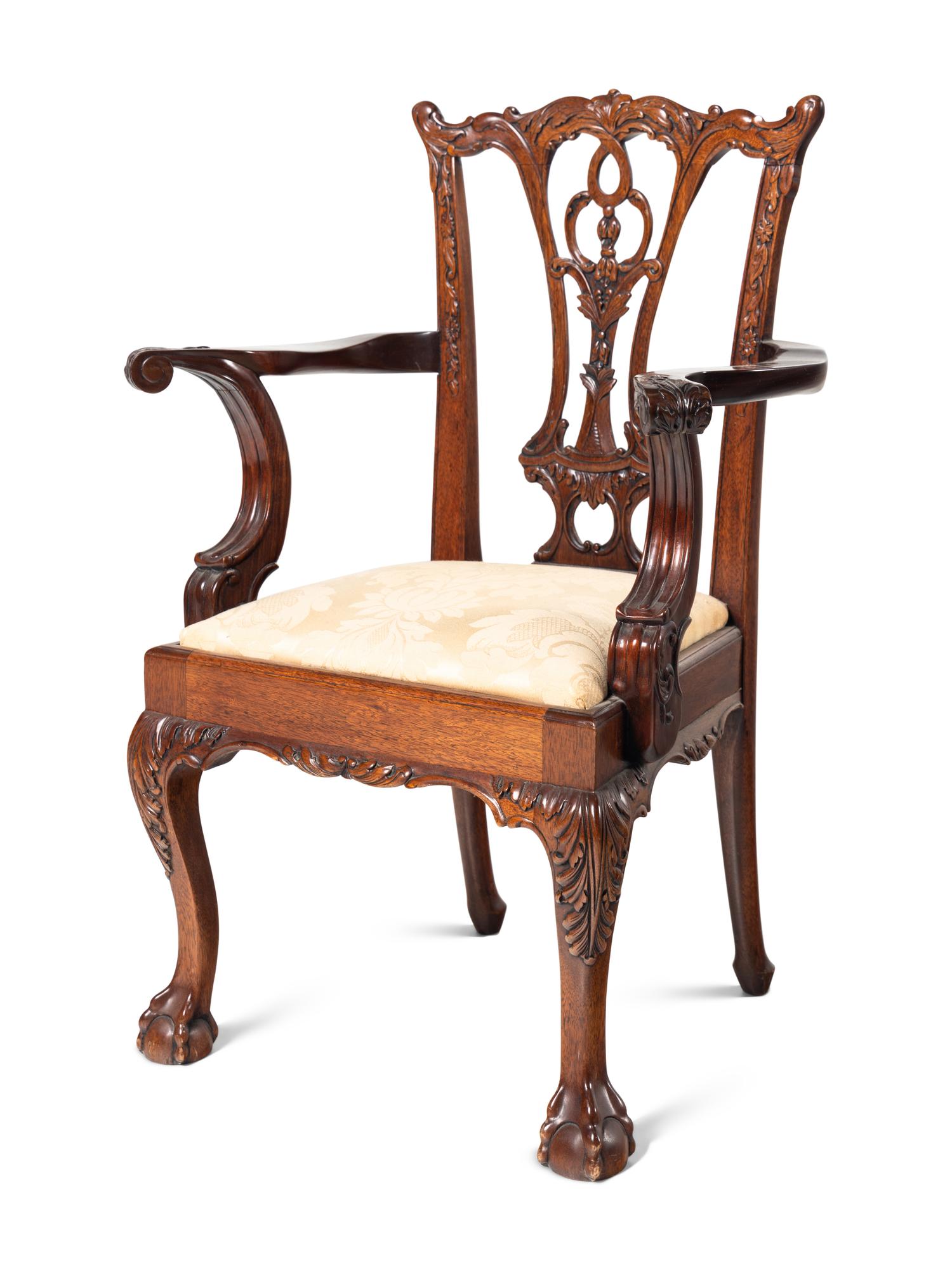 A George II Style Mahogany Child's Chair