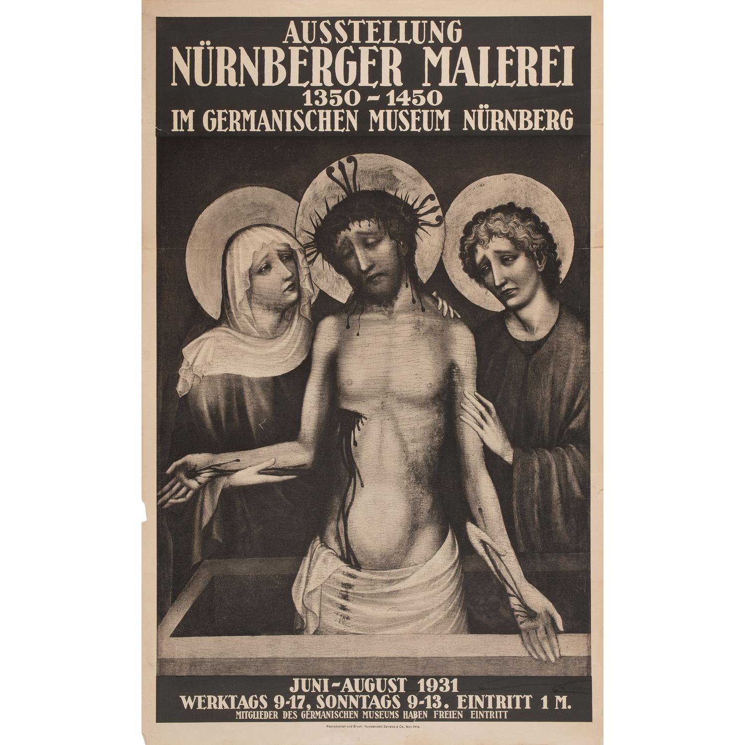 Four Exhibition Posters, Including One from the Jewish Museum
