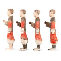 Four Chinese Terracotta Warrior Figures