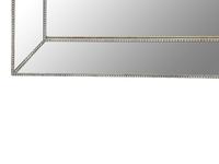 A Modern Silvered Frame Cushion Panel Mirror